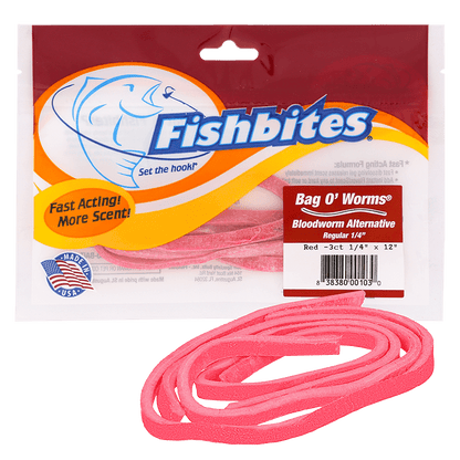 Fishbites Bag O’ Worms® Fast Acting Bloodworm