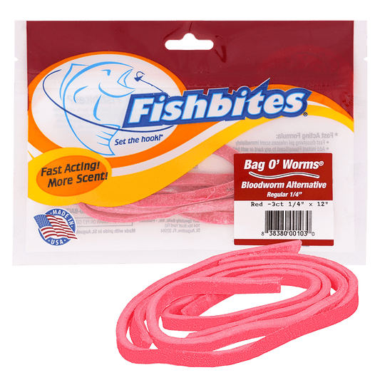 Fishbites Bag O’ Worms® Fast Acting Bloodworm