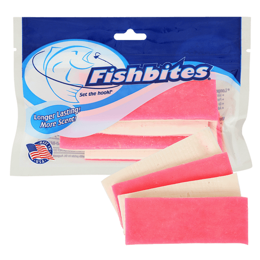 Fishbites® E-Z PRO - Longer Lasting Squid, Flesh/Pink