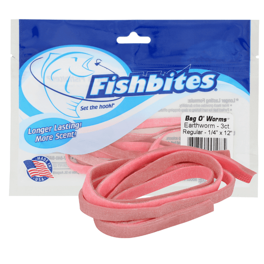 Fishbites Bag O’ Worms® Longer Lasting Earthworm