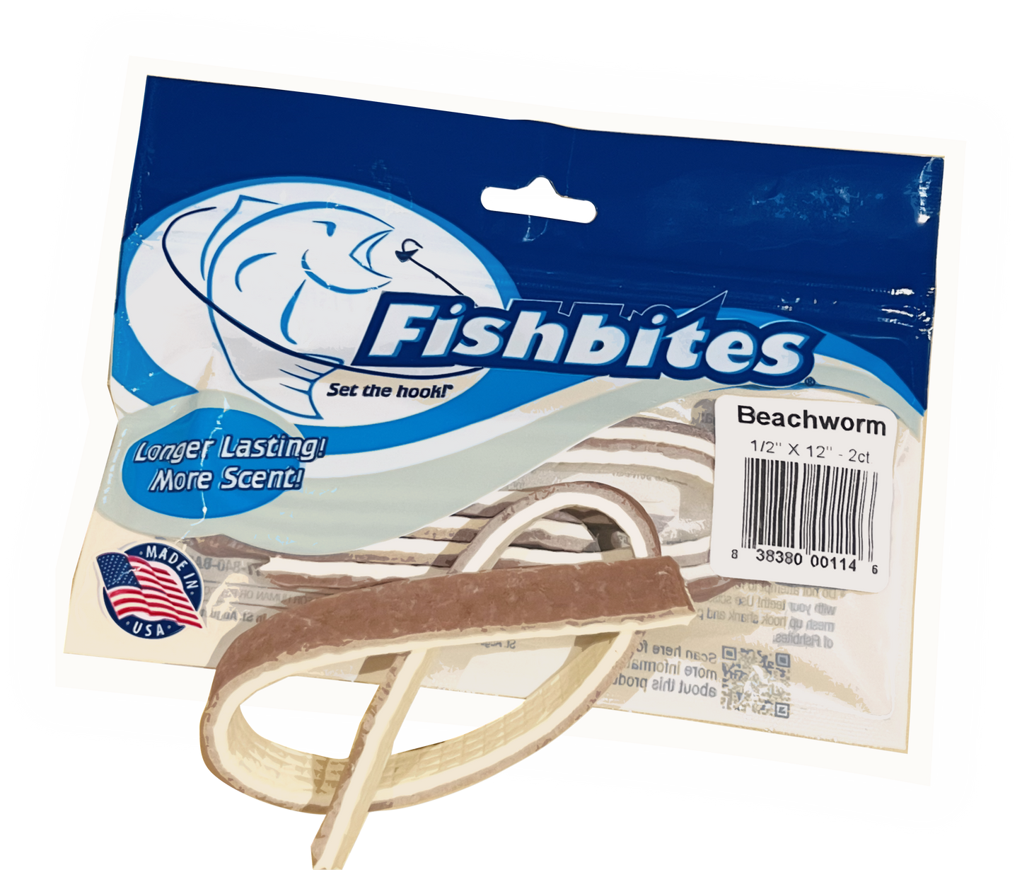 NEW! Fishbites® Longer Lasting E-Z Beachworm