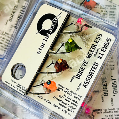 Bugeye Weedless #1 EWG, Assorted