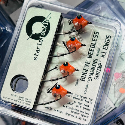 Bugeye Weedless #1 EWG, 'Spawning Shrimp'