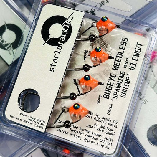 Bugeye Weedless #1 EWG, 'Spawning Shrimp'