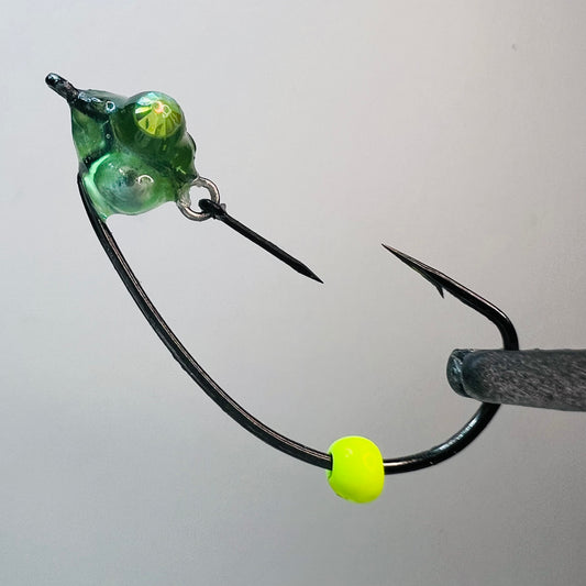 Bugeye Weedless #1 EWG, 'Green Ginger'