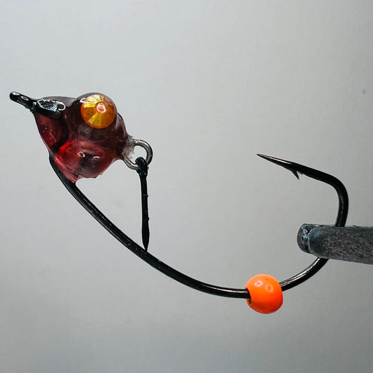 Bugeye Weedless #1 EWG, 'Bloodworm'