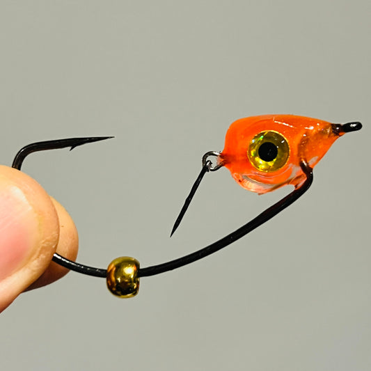 Original Gen.3 Weedless #4/0 EWG, 'Tribute: Neon Orange'