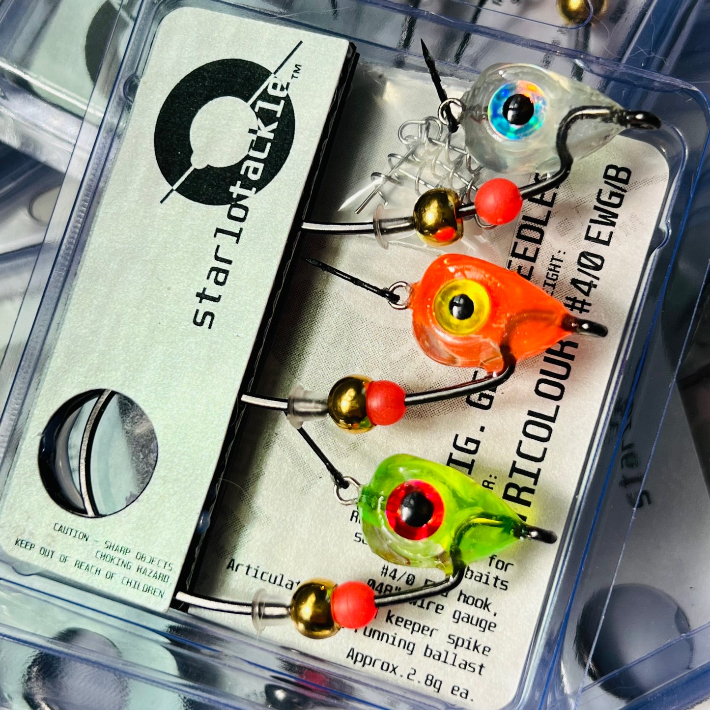 Original Gen.3 Weedless #4/0 EWG, Tricolour Pack