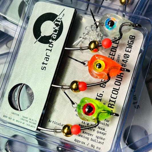 Original Gen.3 Weedless #4/0 EWG, Tricolour Pack