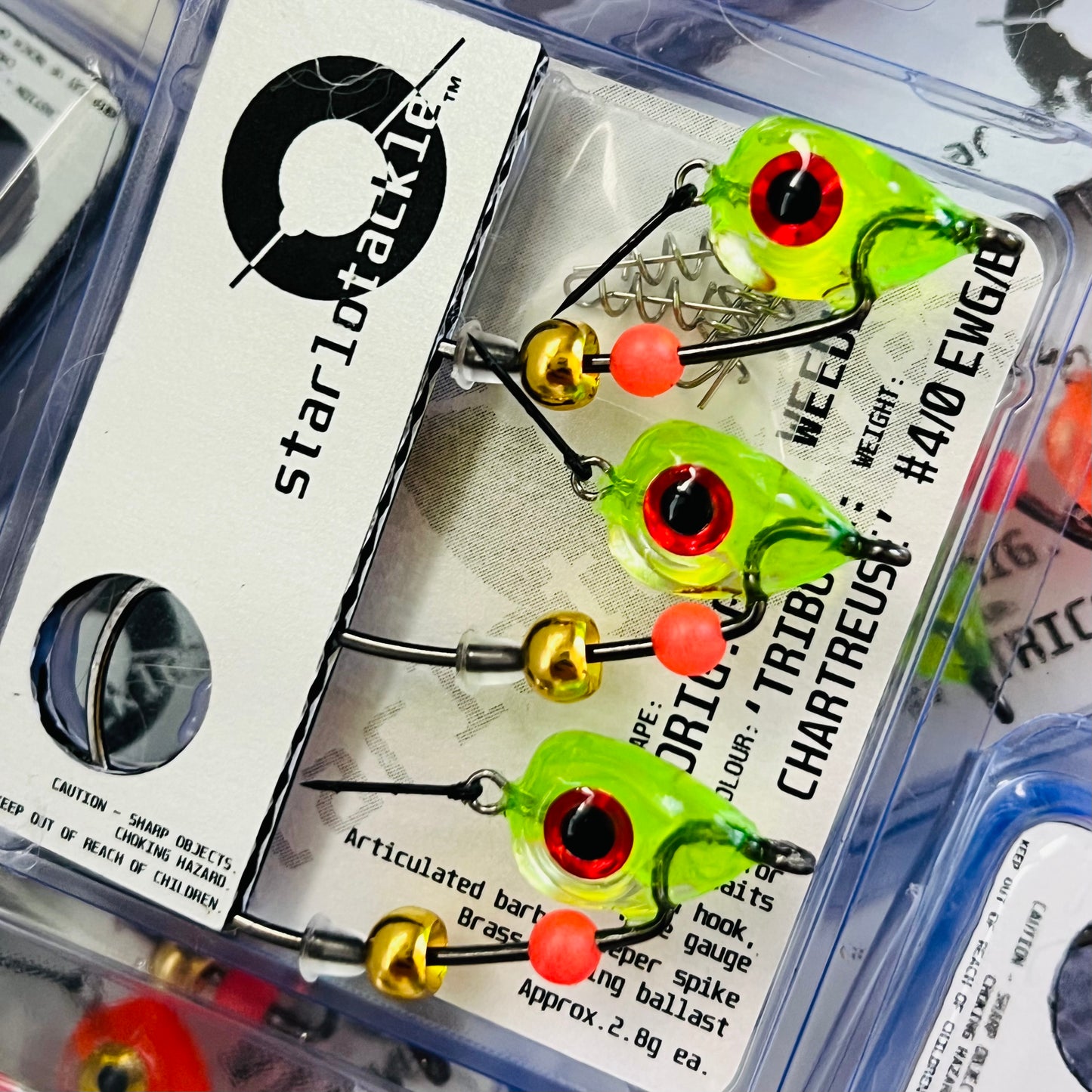 Original Gen.3 Weedless #4/0 EWG, 'Tribute: Chartreuse'