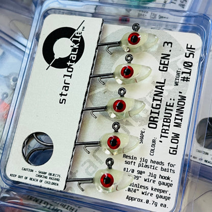 Original Gen. 3 'Tribute: Glow Minnow' - Featherweight