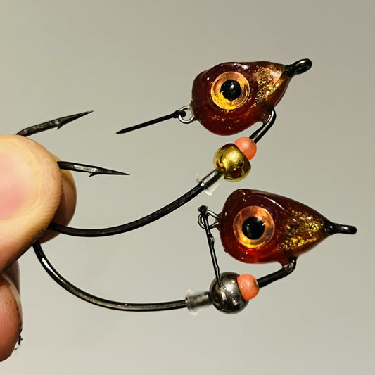 Original Gen.3 Weedless #4/0 EWG, 'Bloodworm'